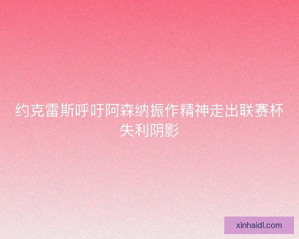 约克雷斯呼吁阿森纳振作精神走出联赛杯失利阴影